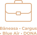 Băneasa · Cargus · Blue Air · DONA